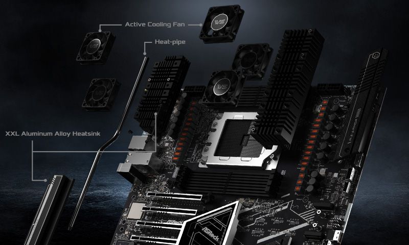 Composite VRM Heatsink